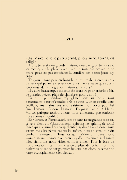 Page 86, extrait de texte de Les chemins de nulle part, version littéraire